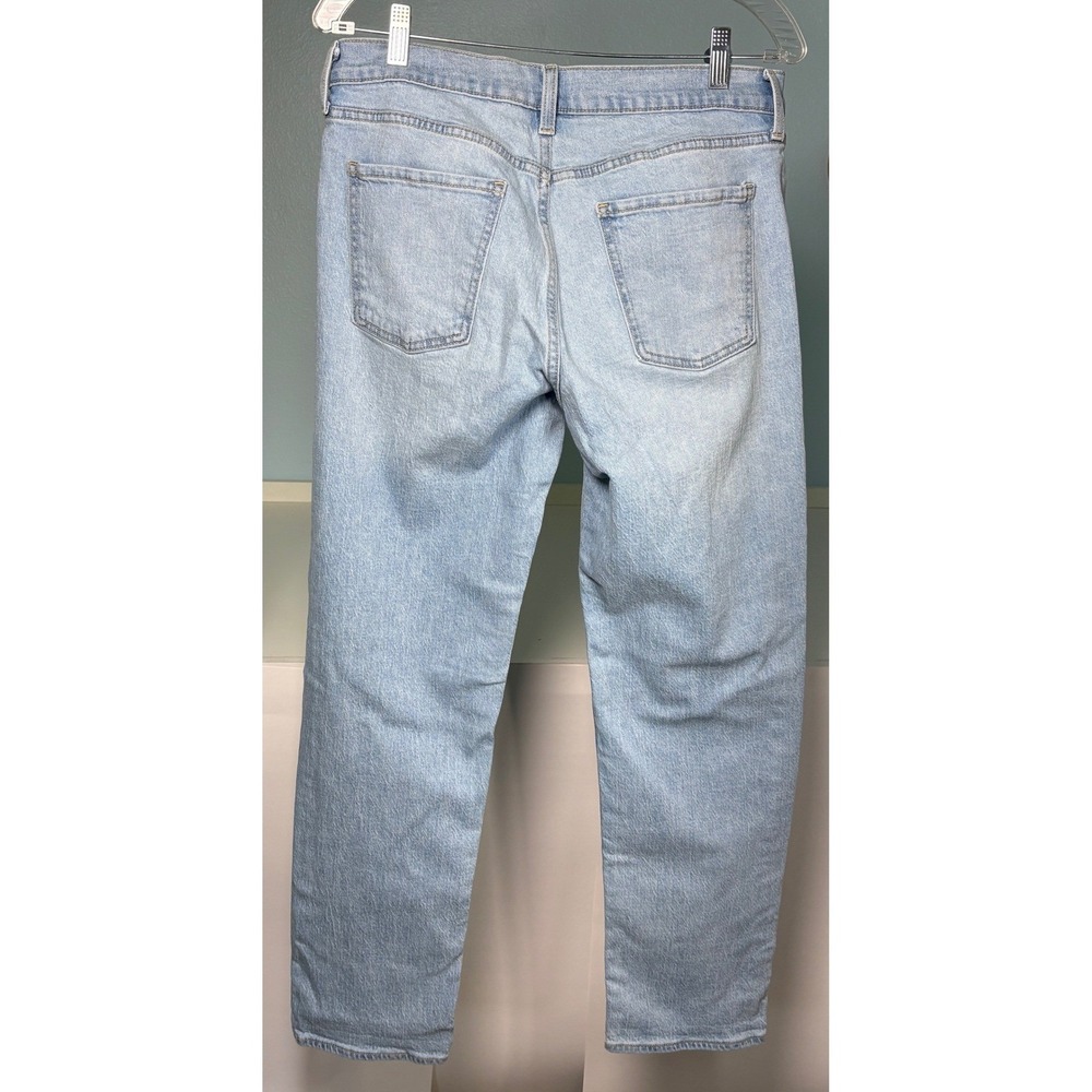 Old Navy 8 Wow Boyfriend Jeans Women Light Blue Excellent Mid-Rise Relaxed Fit - Picture 3 of 8
